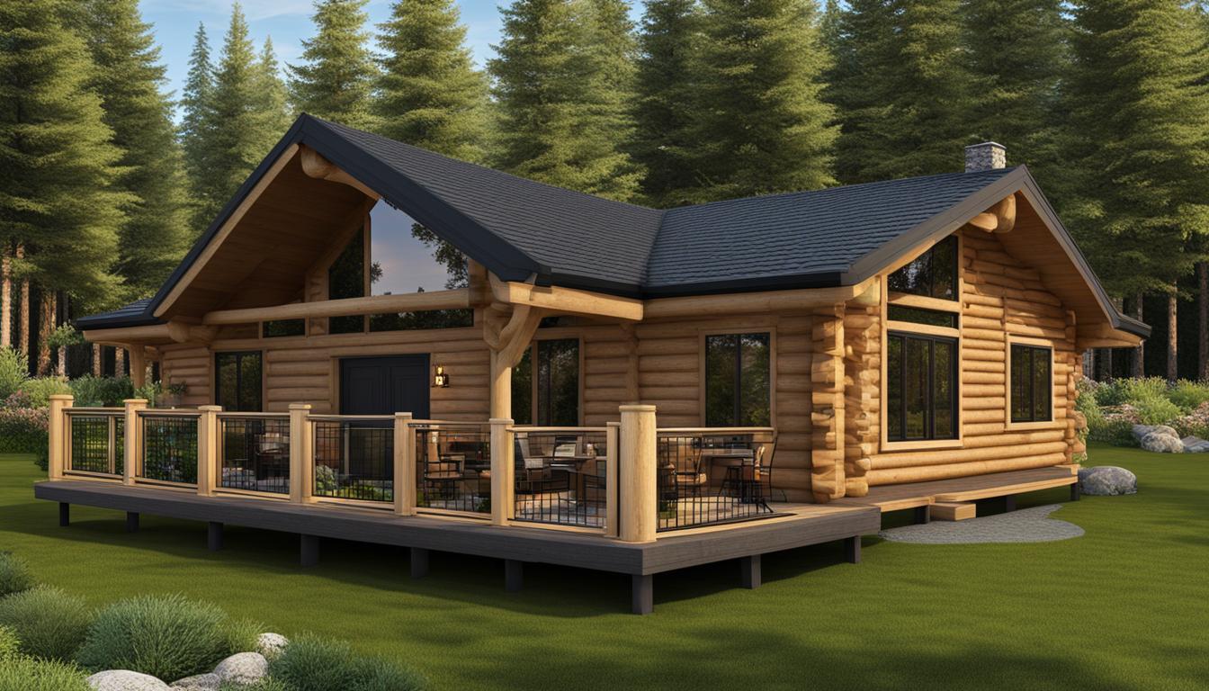 modular log homes prices