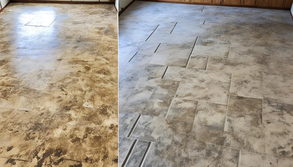 restoring flooring in a mobile home