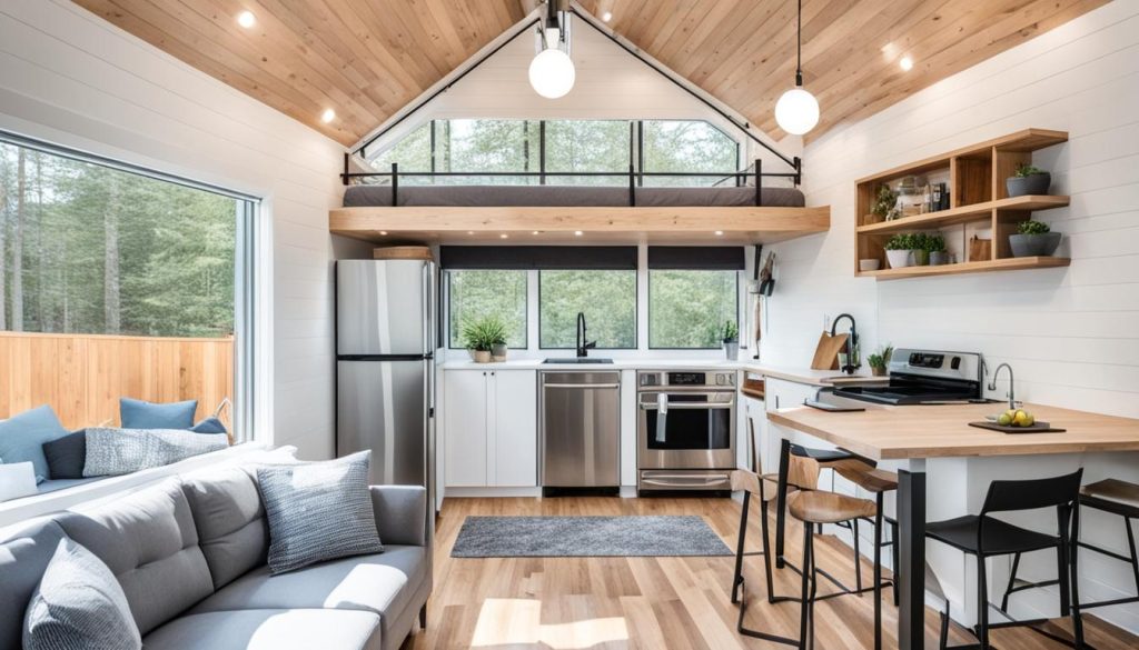 spacious tiny house